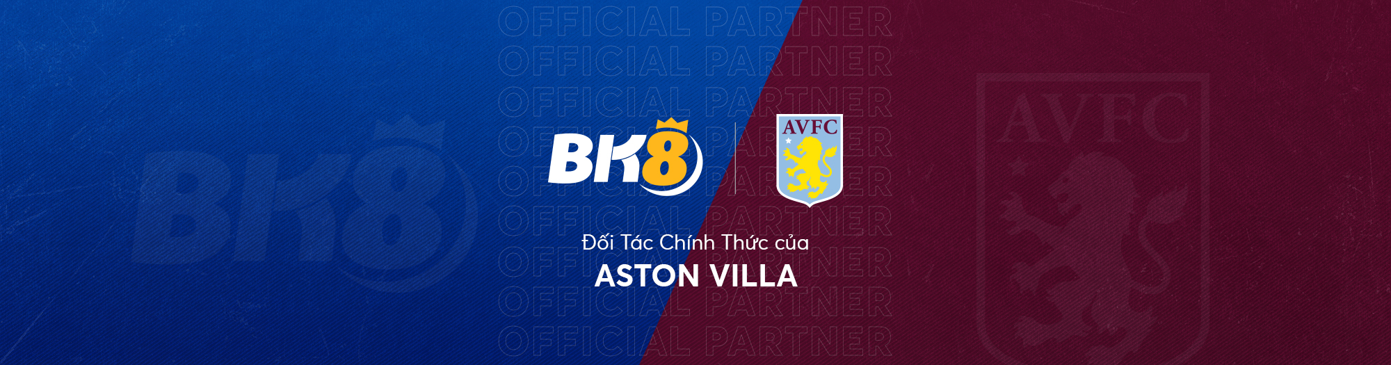 BK8- Đối tác chính thức của Aston Villa